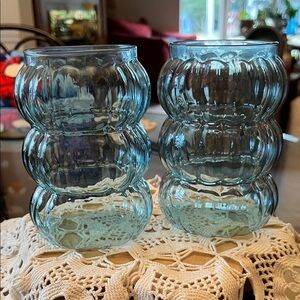 Target Blue Glass Bubble Vases